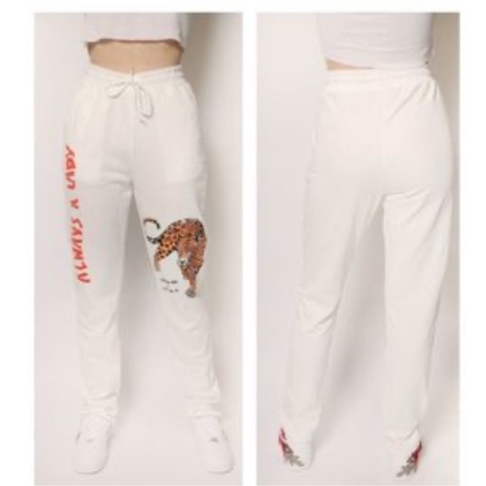 iamkoko Womens Sweatpants Addison Rae Always A Lady Joggers